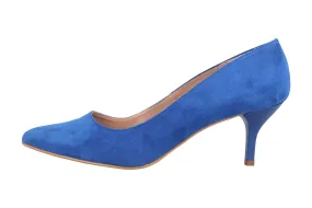 GIULIA Pumps in Übergrößen Blau 65790 Francia Ante große Damenschuhe