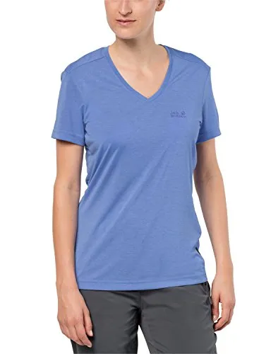 Jack Wolfskin Damen Cross Trail T Damen Leicht Atmungsaktiv Funktions T-Shirt Damen CROSSTRAIL T Women Leicht Atmungsaktiv Funkt